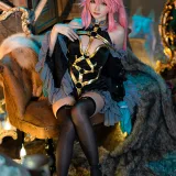 星之迟迟《阴阳师 玉藻前》写真图集 21P｜在线预览与图包下载