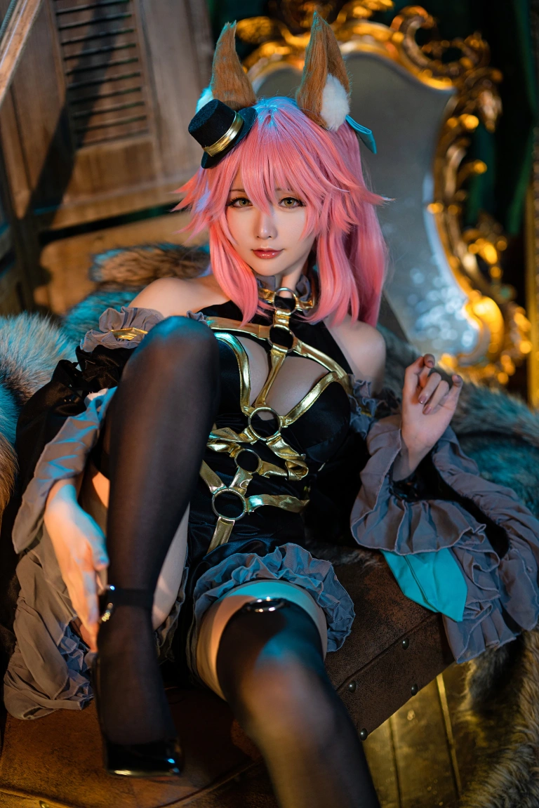 星之迟迟《阴阳师 玉藻前》写真图集 21P｜在线预览与图包下载