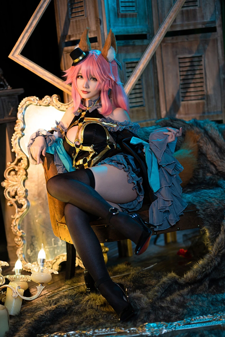 星之迟迟《阴阳师 玉藻前》写真图集 21P｜在线预览与图包下载