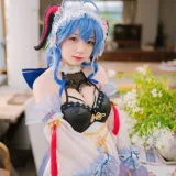 花铃《甘雨女仆》写真图集 41P｜在线预览与图包下载