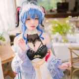 花铃《甘雨女仆》写真图集 41P｜在线预览与图包下载