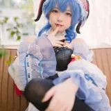 花铃《甘雨女仆》写真图集 41P｜在线预览与图包下载