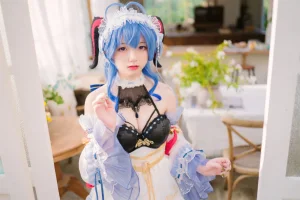 花铃《甘雨女仆》写真图集 41P｜在线预览与图包下载