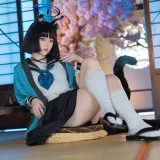 屿鱼《蔚蓝档案 桐生桔梗》写真图集 55P｜在线预览与图包下载