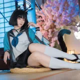 屿鱼《蔚蓝档案 桐生桔梗》写真图集 55P｜在线预览与图包下载