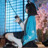 屿鱼《蔚蓝档案 桐生桔梗》写真图集 55P｜在线预览与图包下载