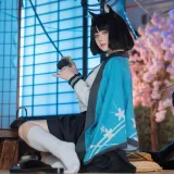 屿鱼《蔚蓝档案 桐生桔梗》写真图集 55P｜在线预览与图包下载