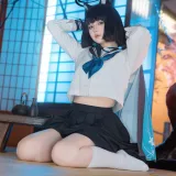 屿鱼《蔚蓝档案 桐生桔梗》写真图集 55P｜在线预览与图包下载