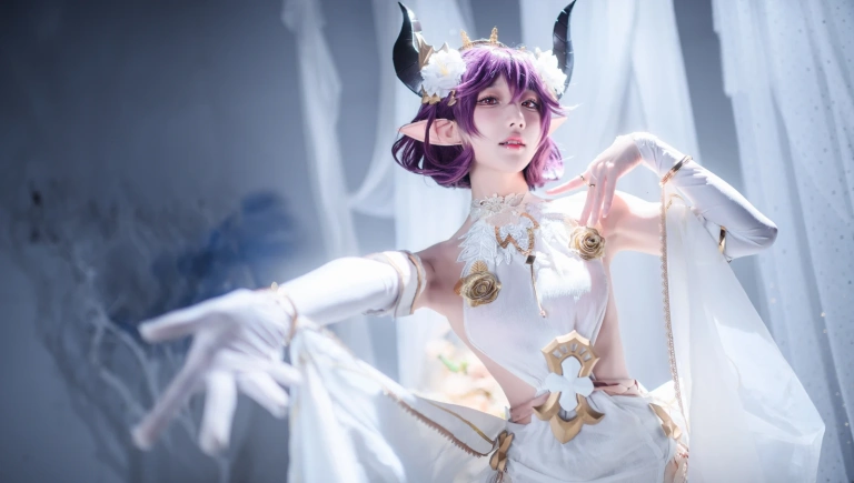 阿包也是兔娘《碧蓝幻想 古蕾娅 龙娘》写真图集 35P｜在线预览与图包下载