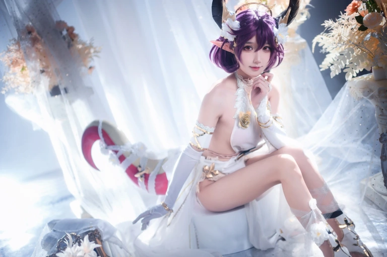 阿包也是兔娘《碧蓝幻想 古蕾娅 龙娘》写真图集 35P｜在线预览与图包下载