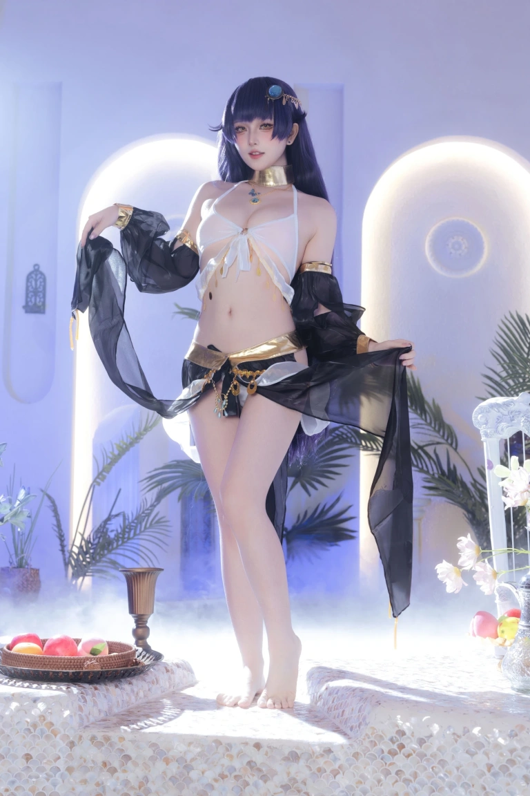 屿鱼《碧蓝航线 吾妻同人舞娘》写真图集 45P｜在线预览与图包下载