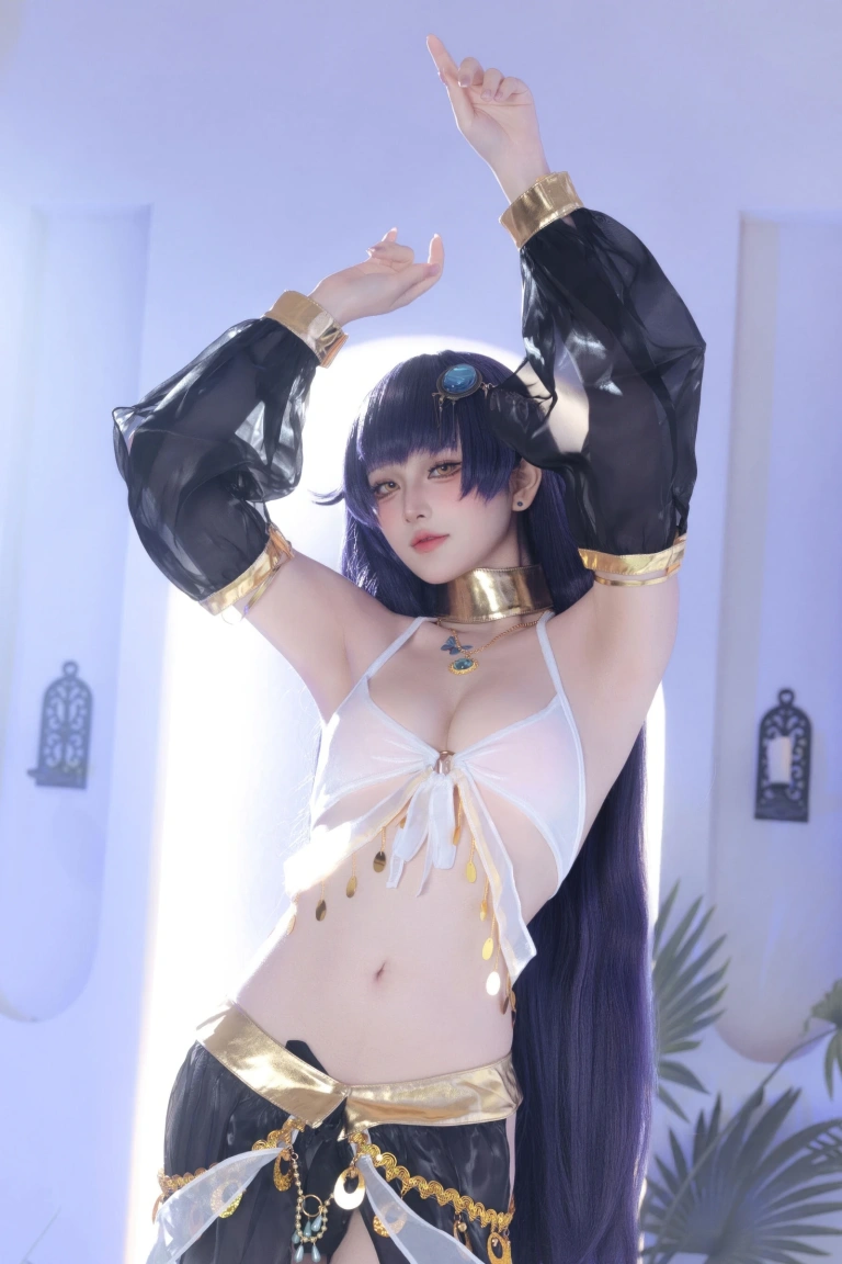屿鱼《碧蓝航线 吾妻同人舞娘》写真图集 45P｜在线预览与图包下载