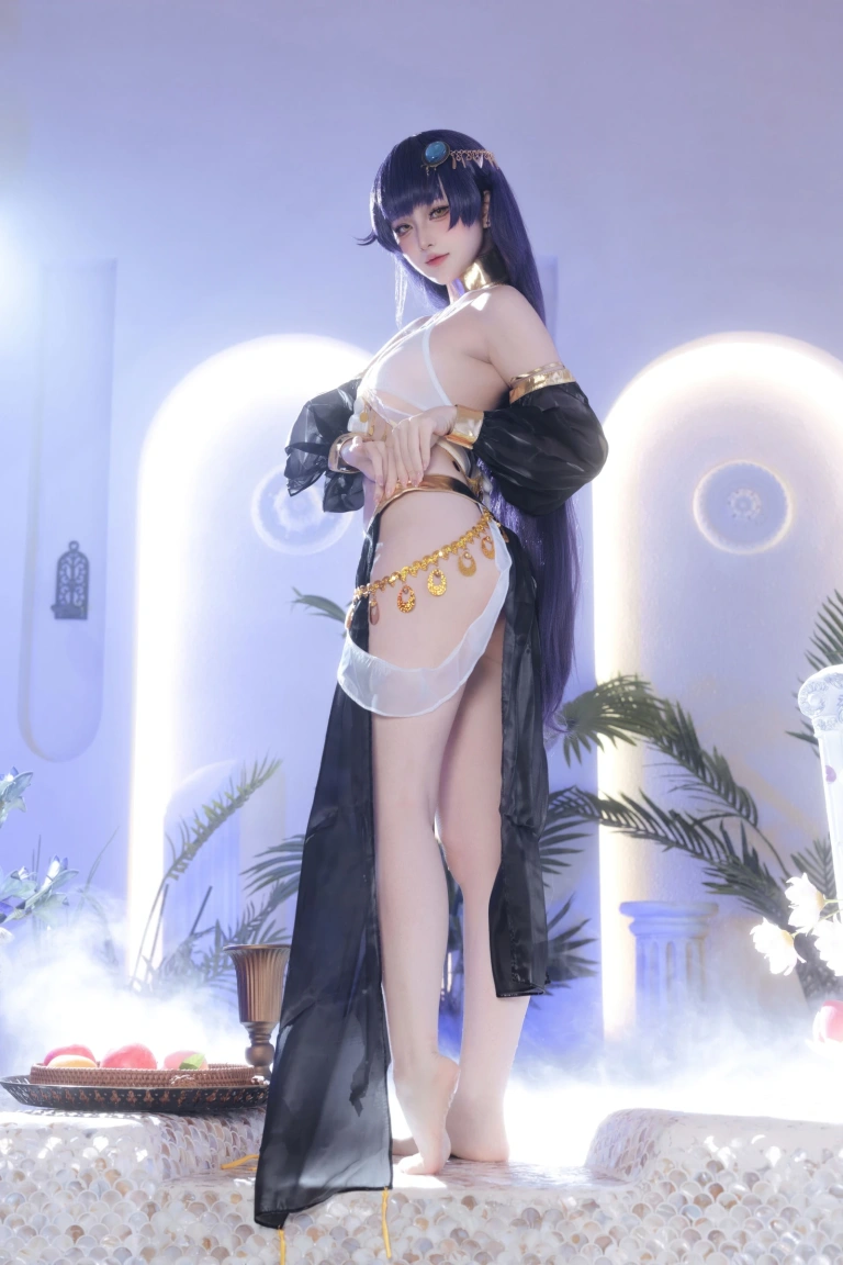 屿鱼《碧蓝航线 吾妻同人舞娘》写真图集 45P｜在线预览与图包下载