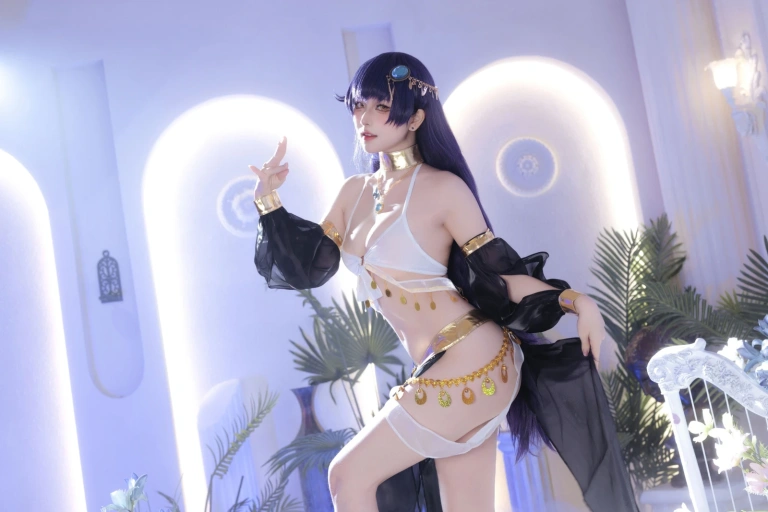 屿鱼《碧蓝航线 吾妻同人舞娘》写真图集 45P｜在线预览与图包下载