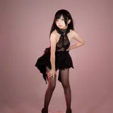 花铃《黑丝燕尾礼服》写真图集 85P｜在线预览与图包下载