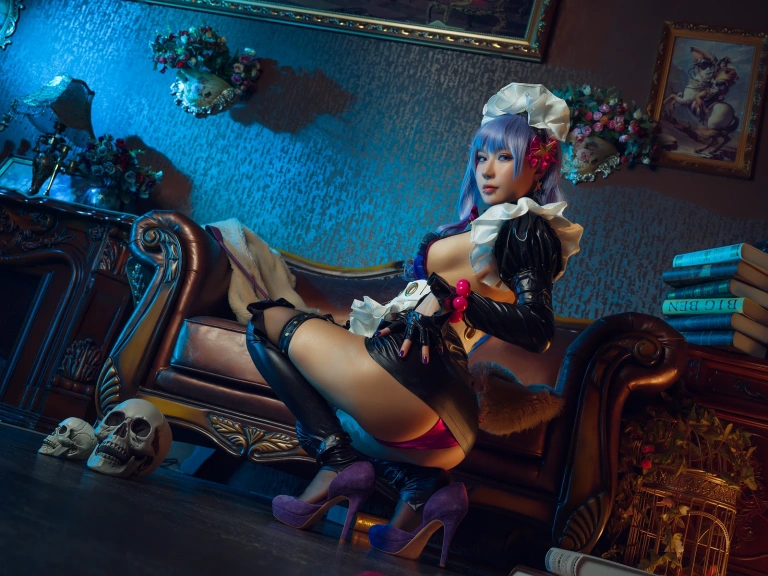 阿包也是兔娘《女仆 bb酱》写真图集 19P｜在线预览与图包下载