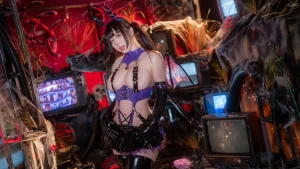 皮皮奶《赛博魅魔》写真图集 100P+1V｜在线预览与图包下载
