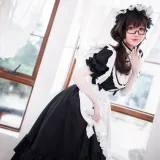 阿包也是兔娘《传统长裙女仆》写真图集 47P｜在线预览与图包下载