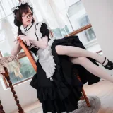 阿包也是兔娘《传统长裙女仆》写真图集 47P｜在线预览与图包下载