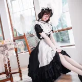 阿包也是兔娘《传统长裙女仆》写真图集 47P｜在线预览与图包下载