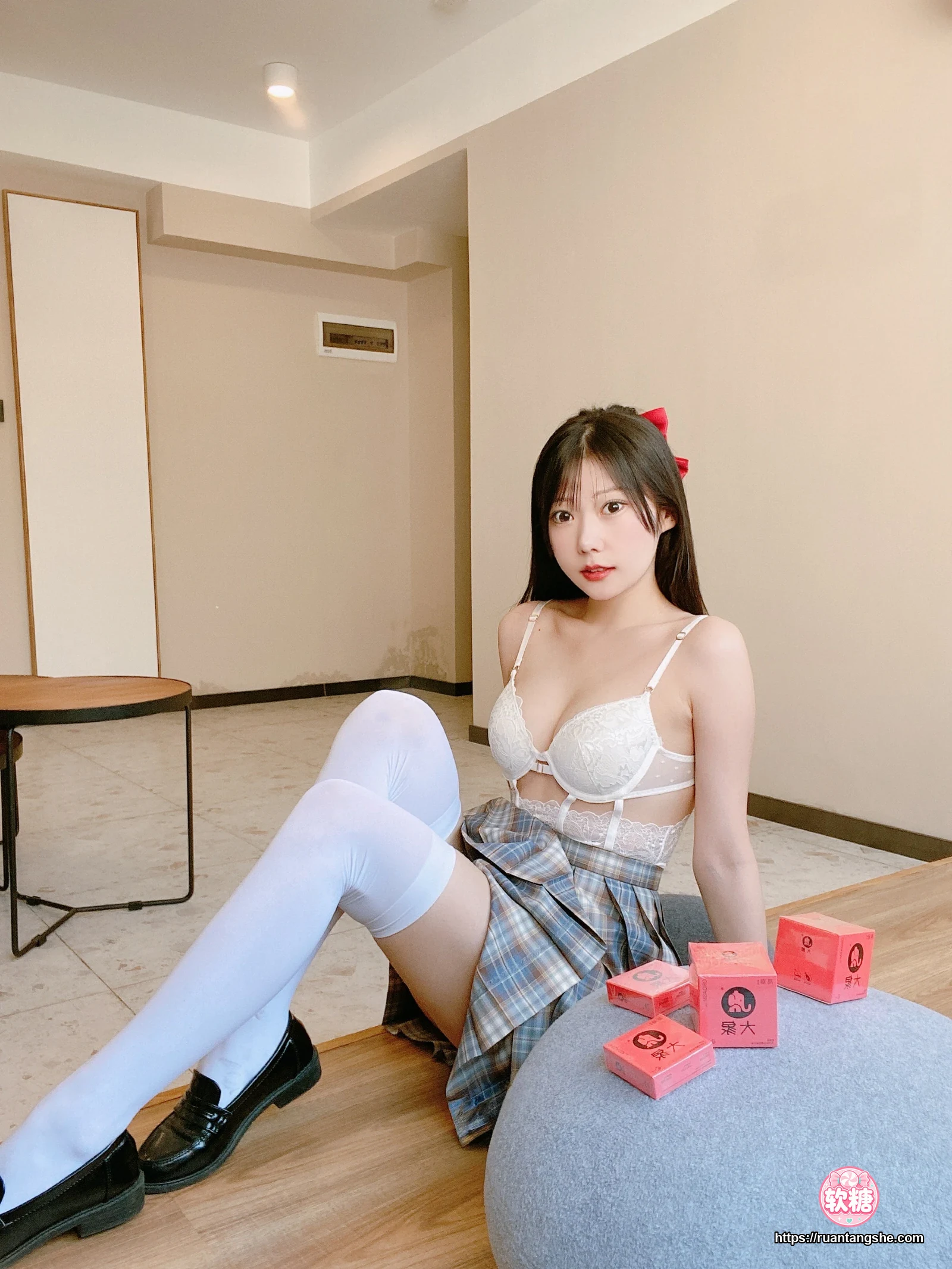 香草喵露露 香草喵露露 NO.058 - 大象JK格子裙