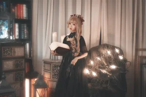 面饼仙儿《十六夜颂歌》写真图集 12P｜在线预览与图包下载