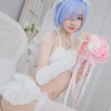 木棉棉《蕾姆婚纱》写真图集 30P｜在线预览与图包下载