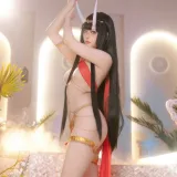 屿鱼《碧蓝航线 能代 赤纱浴影》写真图集 80P｜在线预览与图包下载