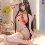 屿鱼《碧蓝航线 能代 赤纱浴影》写真图集 80P｜在线预览与图包下载