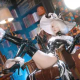 屿鱼《尼尔：机械纪元 2B 万圣女巫同人》写真图集 70P｜在线预览与图包下载