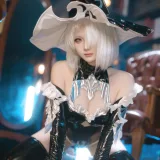 屿鱼《尼尔：机械纪元 2B 万圣女巫同人》写真图集 70P｜在线预览与图包下载