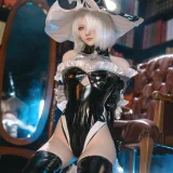 屿鱼《尼尔：机械纪元 2B 万圣女巫同人》写真图集 70P｜在线预览与图包下载
