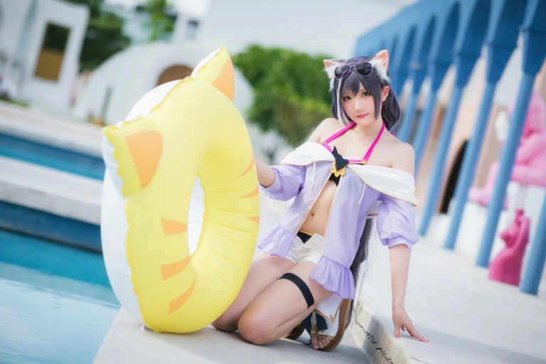 瓜希酱《公主连结 凯露夏日》写真图集 21P｜在线预览与图包下载