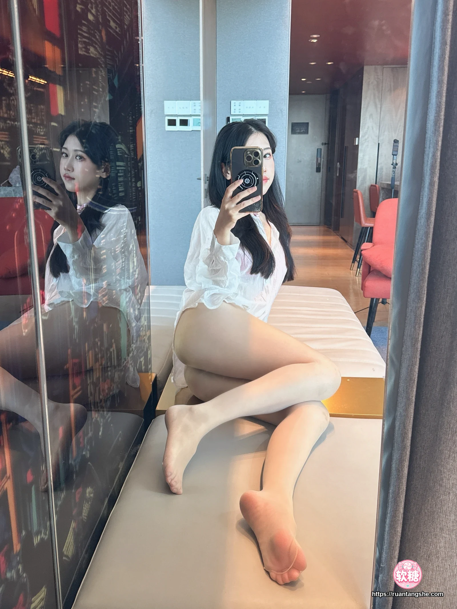 不呆猫 不呆猫 NO.063 - 粉色衬衣女友
