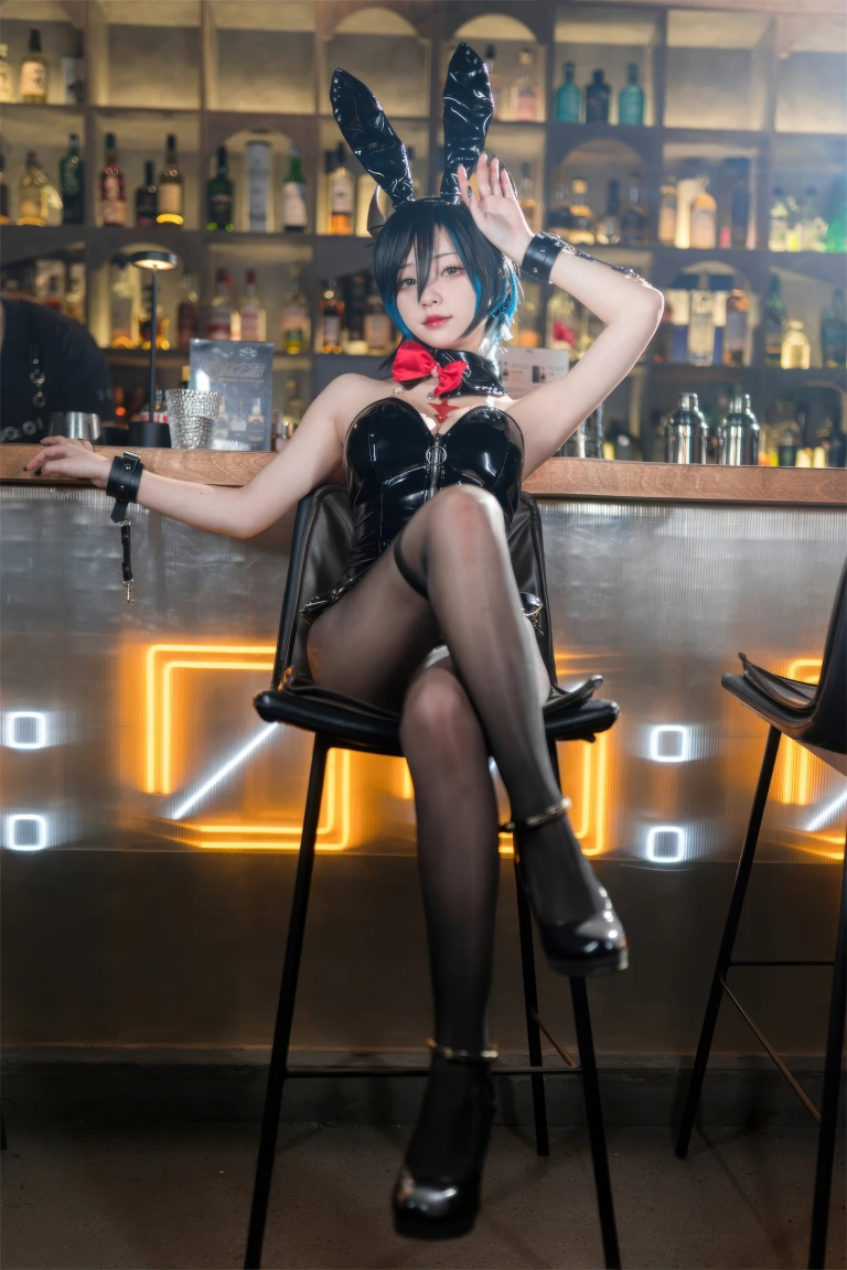 花铃《碧蓝航线 胡滕 兔女郎》写真图集 126P｜在线预览与图包下载
