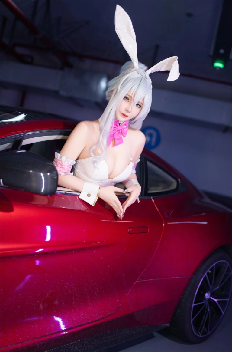 抱走莫子《雪女跑车兔女郎》写真图集 27P｜在线预览与图包下载