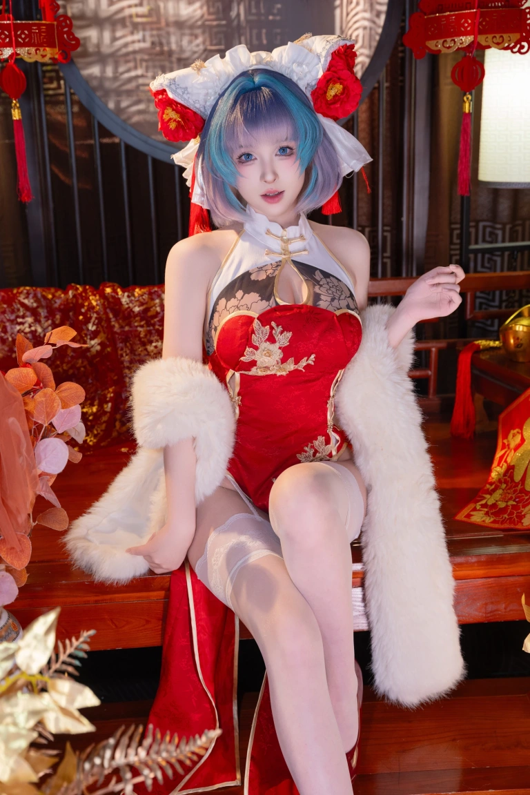 清水由乃《柴郡新春旗袍》写真图集 71P+1V｜在线预览与图包下载