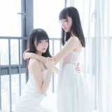 桜桃喵《朝（白裙×白裙）桜桃喵&木绵绵OwO》写真图集 58P｜在线预览与图包下载