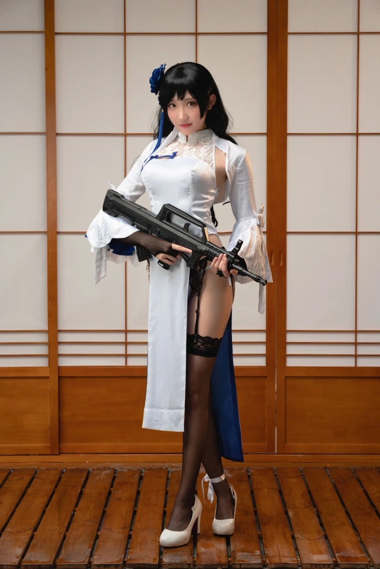 瓜希酱《少女前线 95式 玉玲珑》写真图集 20P｜在线预览与图包下载