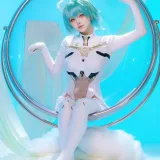 屿鱼《碧蓝航线 纳希莫夫·海军上将》写真图集 45P｜在线预览与图包下载