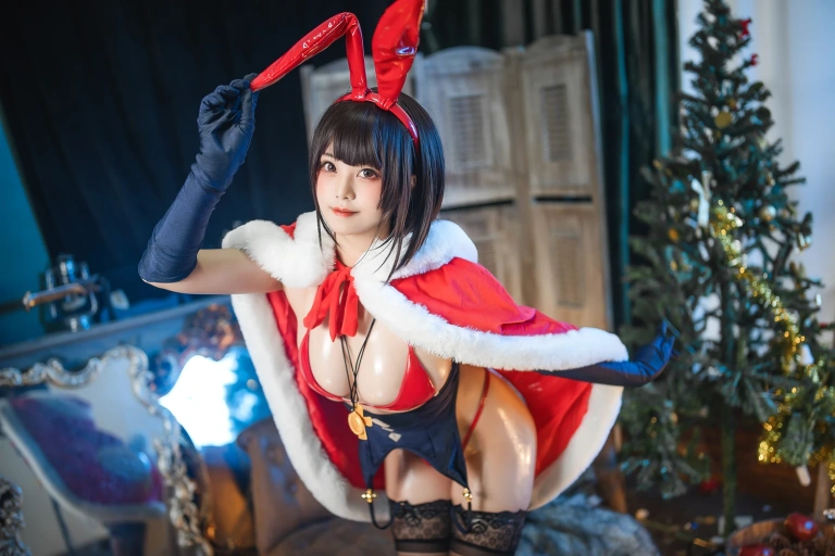 蜜汁猫裘《魔太郎圣诞》写真图集 51P｜在线预览与图包下载