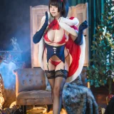 蜜汁猫裘《魔太郎圣诞》写真图集 51P｜在线预览与图包下载