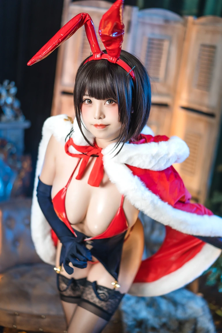 蜜汁猫裘《魔太郎圣诞》写真图集 51P｜在线预览与图包下载
