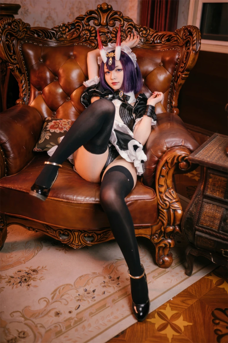 花铃《酒吞童子女仆》写真图集 61P｜在线预览与图包下载