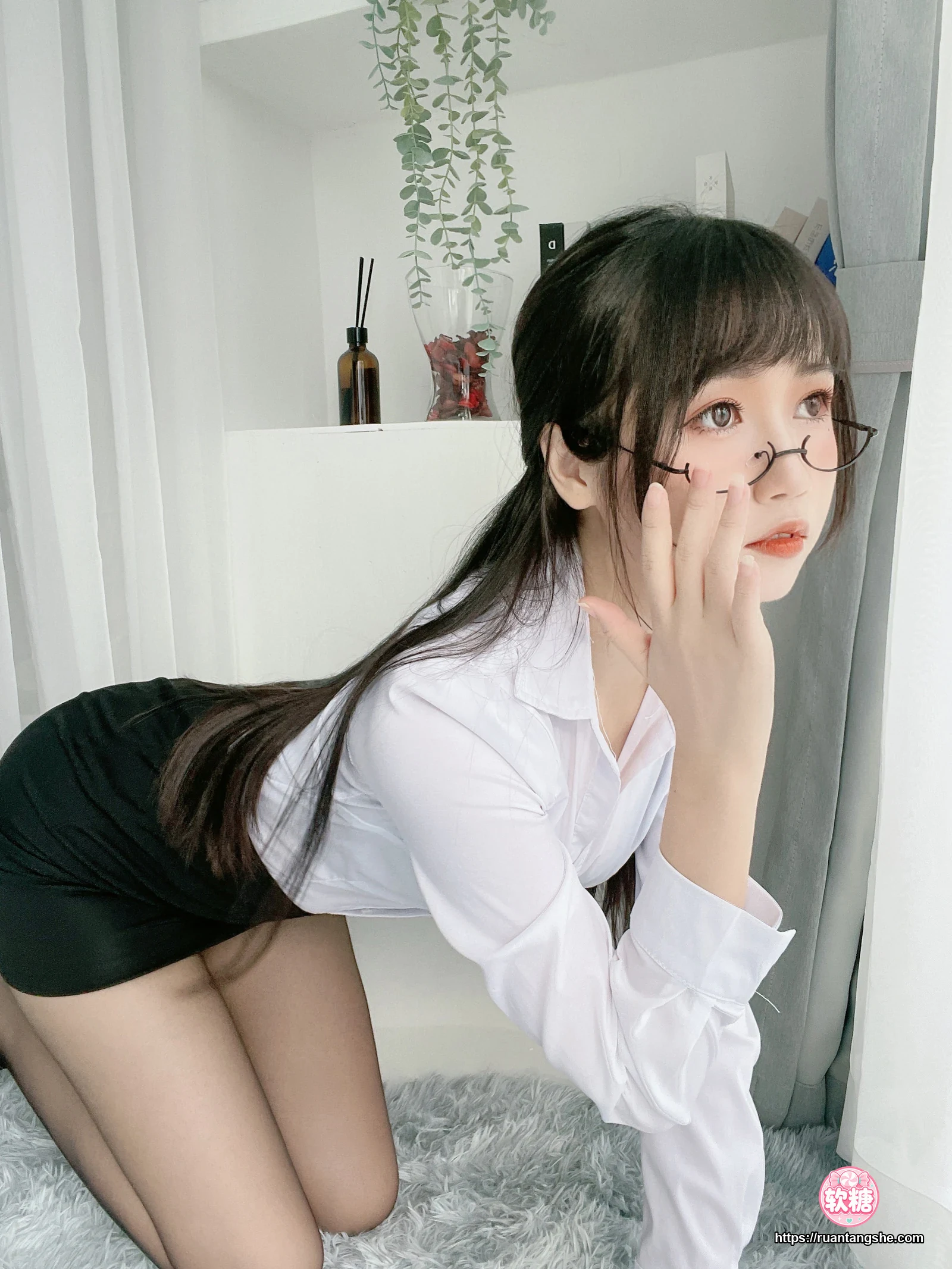 不呆猫 不呆猫 NO.068 - 黑丝包臀裙OL