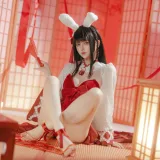 屿鱼《碧蓝航线 大山·祈愿的巫女兔》写真图集 58P｜在线预览与图包下载
