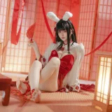 屿鱼《碧蓝航线 大山·祈愿的巫女兔》写真图集 58P｜在线预览与图包下载