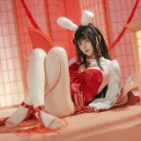 屿鱼《碧蓝航线 大山·祈愿的巫女兔》写真图集 58P｜在线预览与图包下载
