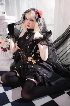 星之迟迟《斯卡哈maid&Z23婚纱》写真图集 150P+1V｜在线预览与图包下载