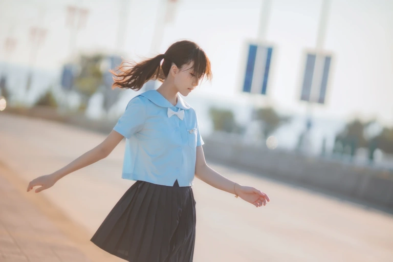 桜桃喵《蔚蓝》写真图集 33P｜在线预览与图包下载